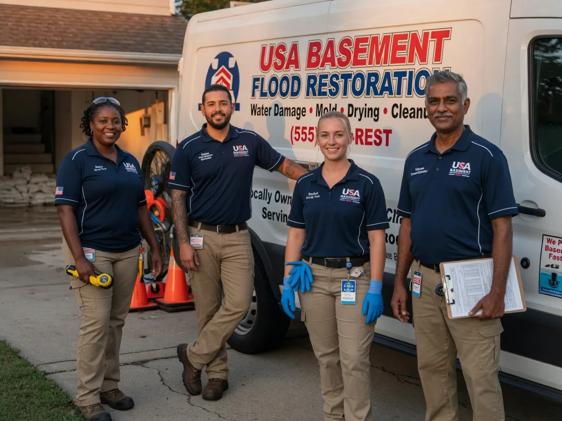 Basement Flood Cleanup company in Amelia, LA